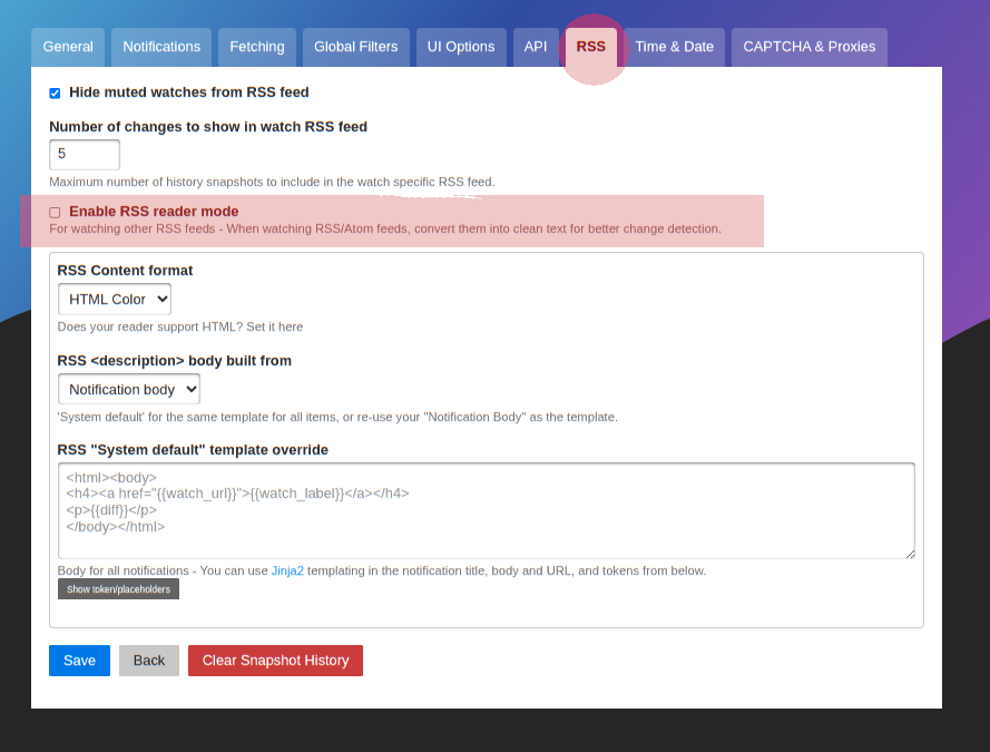 Turn RSS feeds into text with notifications