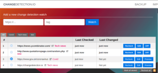 changedetection.io is a free open source website change monitor tool that you can use.