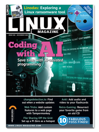 linux magazine changedetection.io web page change