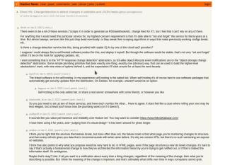 YC Hacker News front page - page change detection