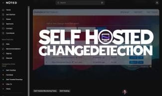 Noted blog web page change detection